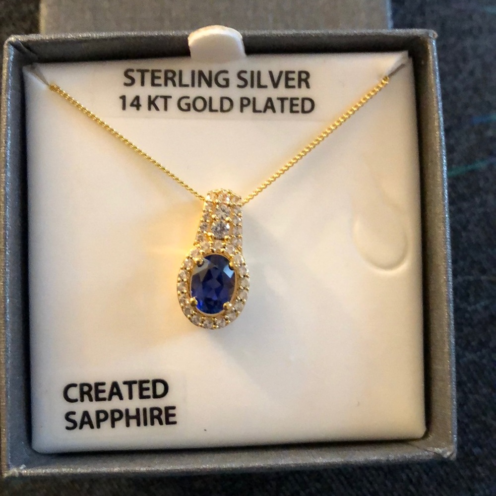 Sapphire necklace